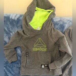 Reebok toddler Hoodie Pants set with Lime Accents 2T